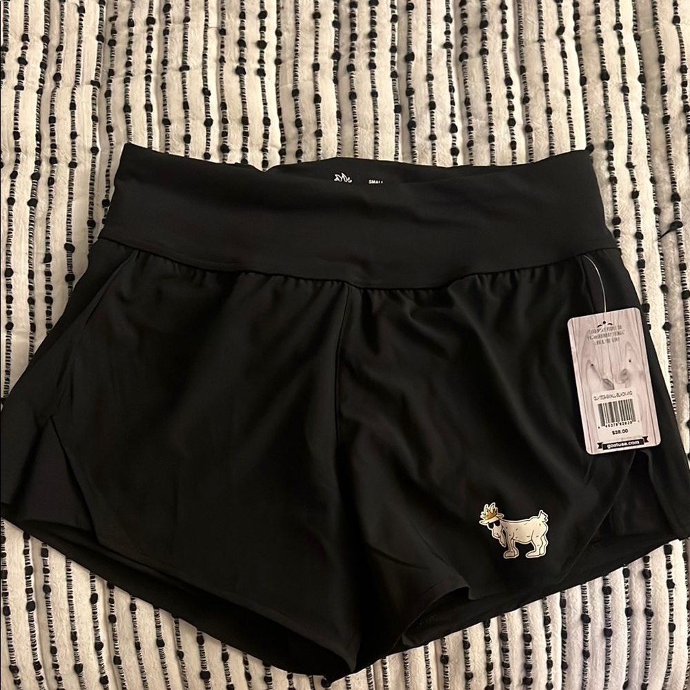 Black Women's Shorts with Embroidered Detail